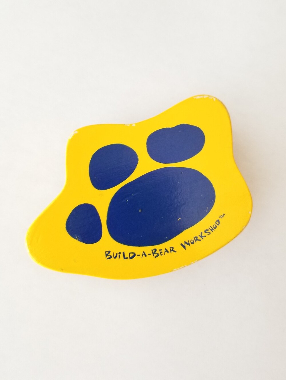 ❗Vintage Build-A-Bear 2000s Paw Grooming Brush Blue Yellow❗